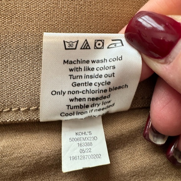 Draper James RSVP High-Rise Pull On Pants Size 16 - Picture 5 of 7